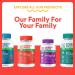 Smarty Pants Kids Multivitamin Gummies Improved Formula Omega 3 DHA/EPA Vitamins D3 C B12 B6 Vitamin A K & Zinc Gluten Free 60 Gummies - Three Fruit - Buy Online on GoSupps.com