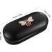 Minkissy Portable 2-in-1 Glasses Case - Double-Sided Multifunctional & Durable Lens Holder Black (16.5x7.5x6cm) for International Shipping - Buy Online on GoSupps.com