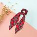 Miaija 3Pieces Chrismas Tartan Scrunchies Red Tartan Scottish Hair Scrunchie Ribbon Bow Hair Ropes Scrunchy Hair Accessories for Women Girls - Buy Online on GoSupps.com