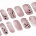 DANNI & TONI Nebula Gel Nail Wraps - Salon-Quality Self-Adhesive Stickers Set (Silver Stamping Print) - Buy Online on GoSupps.com