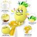 SQinor Plush Dog Toys - Interactive Pineapple Toy Set for Large & Small Dogs | Cuddly Puppy Plaything - Buy Online on GoSupps.com