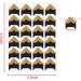 Penta Angel 288 Self Adhesive Photo Corner Stickers - 12 Sheets, 6 Colors - DIY Scrapbooking, Photo Album, Journal, Diary - Buy Online on GoSupps.com