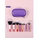 Travel Makeup Brushes Set - 10pcs Mini Cosmetic Brush Kit with Bag | Small Multi Color Face & Eye Brushes - Buy Online on GoSupps.com