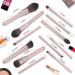 Rose Gold 12Pcs Makeup Brushes Set - Foundation, Powder, Eyeshadow, Concealers, Blush Face Make up Brushes Kit - Buy Online on GoSupps.com