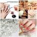 Strass Nail Art Kit - 1500PCs Off & Clear Crystal Gem Decorations with Tweezers & Rhinestone Picker Pen - DIY Nails Clothing & Craft - 6 Sizes for Stunning Designs - Buy Online on GoSupps.com