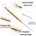 Portable Titanium Toothpicks Set - Reusable Metal Toothpick with Keychain Holder | 3 Pack Telescopic Design - Buy Online on GoSupps.com