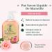 Le Petit Olivier Marseille Liquid Soap - Rose Perfume - Gently Cleanses Skin - 10.1 oz - Pure Vegetable Origin - International Shipping Available - Buy Online on GoSupps.com