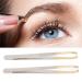 2 Pack Eyebrow Tweezers - Professional Stainless Steel Hair Removal Tools for Perfect Brows | International Shipping - Buy Online on GoSupps.com