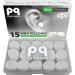 PQ Wax Ear Plugs for Sleep - 15 Silicone Wax Earplugs for Sleeping and Swimming - Gel Ear Plugs for Noise Cancelling, Ear Protection - Sleeping Earplugs with Sound Blocking Level of 32 Db (15-Pillows)