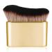 Amaxiu Self Tanner Brush Bronzer Self Tan Brush Self Tanning Brush Applicator Face Body Makeup Brush Sunscreen Brush Make Up Kabuki Brush(Gold)