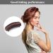 Natural Wig Piece 2 Insert False Hair Comb Tool Bump Up Fake Hair Comb Clip Great for Additional Hair Volume Fine and Thin Hair DIY Hairstyle Changed the shape of Your Head (dark brown) - Buy Online on GoSupps.com