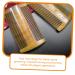Angoily 4-Piece Sandalwood Beard Comb Set - Premium Beard Care Tools for Men - Buy Online on GoSupps.com