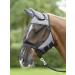 BUSSE Fly Mask with Fringes - Grey/Black Pony | Premium Fly Cover for Horses | International Shipping Available - Buy Online on GoSupps.com