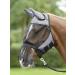 BUSSE Fly Mask Fly Cover FRINGES grey/black Pony