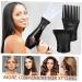 HAPINARY 2 Pcs Hair Dryer Nozzle Comb Hair Dryer Smoothing Nozzle Blow Dryer Part Flat Collector Plastic - Buy Online on GoSupps.com