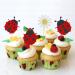 Arthsdite 24Pcs Ladybug Cupcake Toppers Flowers Insects Cupcake Picks Garden Theme Baby Shower Kids Birthday Party Cake Decorations Supplies - Buy Online on GoSupps.com