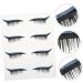 Mipcase 4 Pairs False Eyelashes Eye Makeup Sticker Stickers Glitter Eyeliner Eye Line Sticker Glitter Powder 4x1.5cm Blue - Buy Online on GoSupps.com