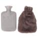 1000ml Hot Water Bottle Thickened Soft Cover Transparent PVC for Student with Portable Design