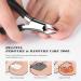 Fvion Professional Nail Tongs & Scissors for Thick Ingrown Toenails - Stainless Steel Nail Snap with Non-Slip Matte Handle - Buy Online on GoSupps.com