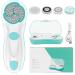 Portable Rechargeable Facial Cleansing Brush with 4 Brush Heads - Waterproof Electric Exfoliator for Deep Cleansing & Massaging | Ideal for Men & Women - Buy Online on GoSupps.com