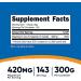 Nutricost Magnesium Malate Powder (300g) - 420mg Per Serving - Non-GMO & Gluten-Free - Buy Online on GoSupps.com
