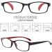 5 Pack Reading Glasses for Men & Women - High-Quality Comfortable Rectangular Spring Hinges - 5 Colors - 0.75 Magnification - Buy Online on GoSupps.com