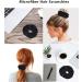 3-Piece Microfiber Hair Drying Towels Scrunchies Set - Super Absorbent & Anti-Frizz Hair Ties for Women - Black - Buy Online on GoSupps.com
