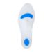 Fabacare Corbby shoe insole Insole Premium insole made of gel silicone orthopedic insert with Pelotte size: XS 37-38 EU 37-38 White