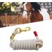Magideal Faircase: 4m Beige Cotton Braided Horse Reins with Carabin Hooks for Training Horses Pets & Sheep - International Shipping Available - Buy Online on GoSupps.com