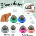 6-Piece Silvervine Catnip Wall Balls - Edible, Rotatable, and Safe Cat Treat Toys with 3 Flavors for Teeth Cleaning and Biting - Buy Online on GoSupps.com