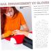 FRCOLOR Fingerless Anti UV Glove Pairs nail gloves nail art hand gloves for protection protective gloves protection gloves for manicures gel manicure UV gloves UV glove for gel - Buy Online on GoSupps.com