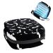 GIAPB Period Bag Sanitary Napkin Storage Bag Period Pouch Travel Makeup Bag Animal Black Background Color831