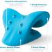 Anzorhal Neck Massage Device - Neck Shoulder Pillow for Pain Relief Cervical Traction & Headache Relief | Magnet Therapy (Blue) - Buy Online on GoSupps.com