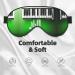 SSIMOO Green & White Piano Keys Print Eye Mask | Ultra-Soft Light-Blocking | Best Comfort for Restful Sleep | International Shipping Available - Buy Online on GoSupps.com