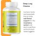 Deep Lung Cleanse 60 Veggie Caps - Herbal Respiratory Supplements for Clearer Breathing - Buy Online on GoSupps.com