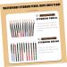 SOESFOUFU 12pcs Lip Liner Eyeliner Eyebrow Pen Waterproof Lip Liner Pencil Eyeliner Black Wooden - Buy Online on GoSupps.com