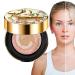 Cushion Foundation - Moisturizing Foundation with Air Cushion Mirror Non-Greasy, Makeup Supplies for Dating, Travel, Home, Work, Shopping, Meeting Tongfeng