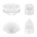 Spin Brush Heads Replacement for Homyeko Electric Spin Scrubber AES023 (4-Pack)