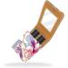 Travel Lipstick Organizer Case - Portable Makeup Bag with Mirror | Colorful Birds & Flowers Design - Buy Online on GoSupps.com