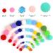 900 PCS Multicolor Craft Pom Poms - Soft, Fluffy & Assorted Sizes for Arts and Crafts - Buy Online on GoSupps.com