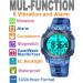 TICCI Unisex 8 Alarm Vibrating Watch - Waterproof Pill Reminder for Men & Women | Big Digits Vibra Alert Medication Aid - Buy Online on GoSupps.com