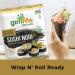 gimMe Organic Roasted Seaweed Sushi Nori Sheets - 9 Sheets (0.81 oz) - Perfect for Sushi Making - Buy Online on GoSupps.com
