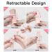 8-in-1 Retractable Makeup Brush Set | Travel Size Loose Powder, Angled, Eyeshadow, Beauty Sponge, Foundation & Lip Brushes | Portable Pink Set - Buy Online on GoSupps.com