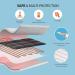LitBear Weighted Heating Pad for Neck and Shoulders - XL Electric Heat Wrap for Back Pain Relief - Adjustable Neck Band & Waist Strap - Auto-Off - 6 Heat Levels - 23.5 x 24in, 2.5lbs - Grey - Buy Online on GoSupps.com