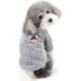 Zwantea Small Dog Pullover Sweater Coat - Super Soft Fleece Winter Wear for Puppies & Cats | Perfect for Cold Weather - Gray (M) - Buy Online on GoSupps.com