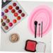 Mipcase 2pcs Cleaning Pad Makeup Brush Scrubber Bowl Beauty Tools Cleaning Scrubber Makeup Brush Scrubber Mat Silicone Makeup Brush Scrubber Folding Tool Cleaner Pink Silica Gel Cosmetic - Buy Online on GoSupps.com