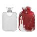 KCL Deci hot water bottle with cover snowman 2l hot water bottle hot water bag for menstrual cramps neck and shoulder pain hand foot warmer