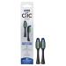 Oral-B Clic Toothbrush Replacement Brush Heads, Whitening, Black, 2 Count