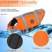 Buy Emust Adjustable Dog Life Jacket - Rescue Swimming Vest for Small Medium & Large Dogs - XS New Orange - Buy Online on GoSupps.com