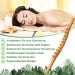 Premium Beech Wood Fascia Roller & Massage Scooter | Muscle Relaxation Body Shaping & Anti-Cellulite Gua Sha Tool - Buy Online on GoSupps.com